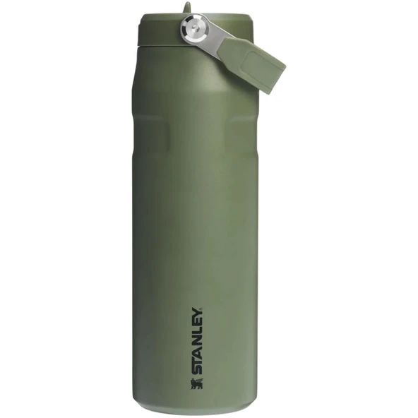Stanley 10-11283-179 The IceFlow Flip Straw 0,70 Litre Pipetli Termos - Haki ürün görseli 1