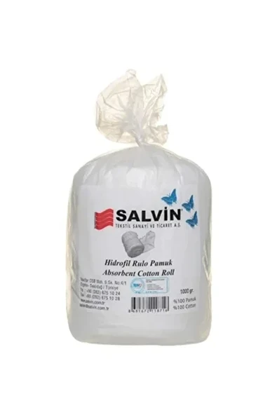 Salvin Hidrofil Pamuk 1 kg 20 adet ürün görseli 1