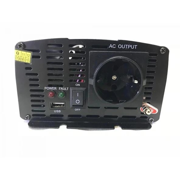 500 WATT 12 VOLT TAM SİNÜS İNVERTER - Resim 3