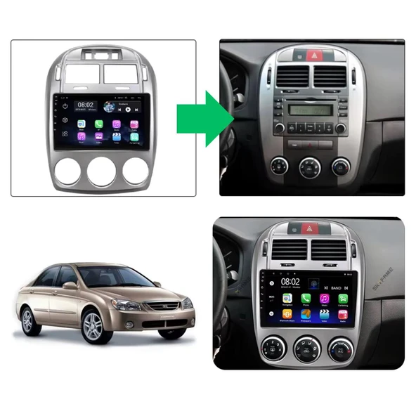 Kia Cerato Android Multimedya Sistemi 4-64 Cadence (2004-2006) ürün görseli 1