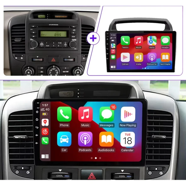Kia Carnival Android Multimedya Sistemi 4-64 Cadence (2007-2009) ürün görseli 1