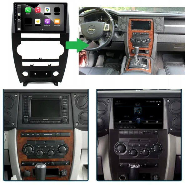 Jeep Comander Android Multimedya Sistemi 4-64 Cadence (2005-2010) ürün görseli 1
