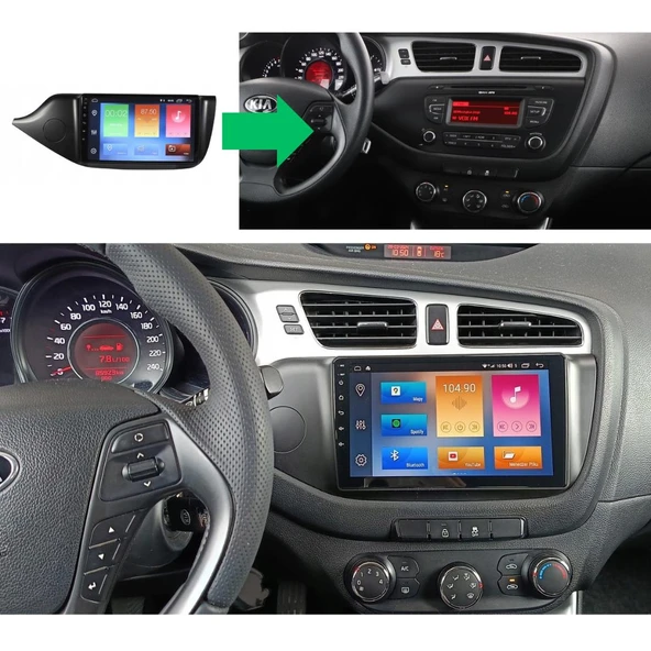 Kia Ceed Android Multimedya Sistemi 4-64 Cadence (2012-2019) ürün görseli 1