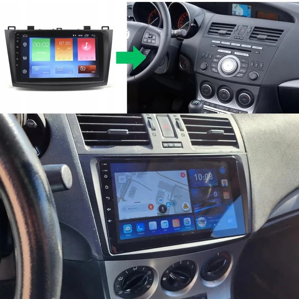 Mazda 3 Android Multimedya Sistemi 4-64 Cadence (2010-2013) ürün görseli 1