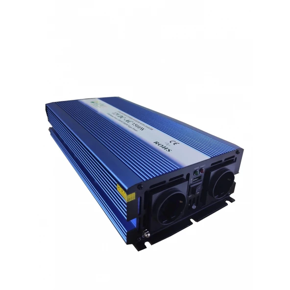 1500 Watt 12 Volt Ups (Şebeke Şarjlı) Tam Sinüs İnverter ürün görseli 1