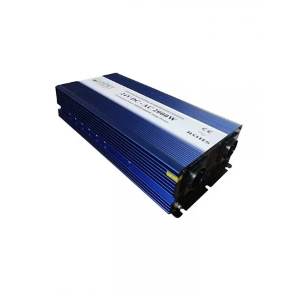2000 Watt 24 Volt Ups (Şebeke Şarjlı) Tam Sinüs İnverter ürün görseli 1