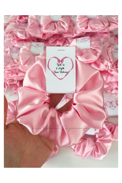 Hediyelik Saten Toka / Pembe (50 Adet) ürün görseli 1