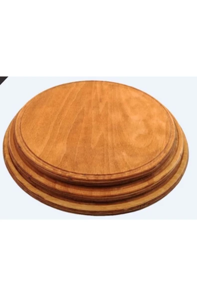 MİMARİ DEKOR Ahşap Pizza Sunum Tabağı ürün görseli 1