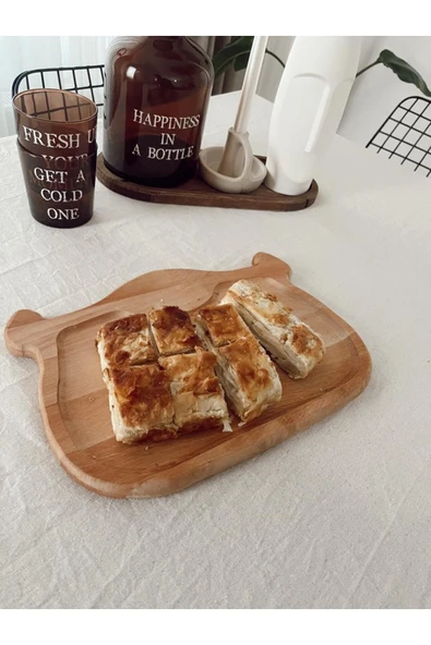 MSAY BUFALO AHŞAP SERVİS TABAĞI - Resim 4