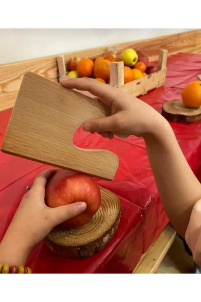 Master Hands Güvenli Ahşap Çocuk Bıçağı ürün görseli 1