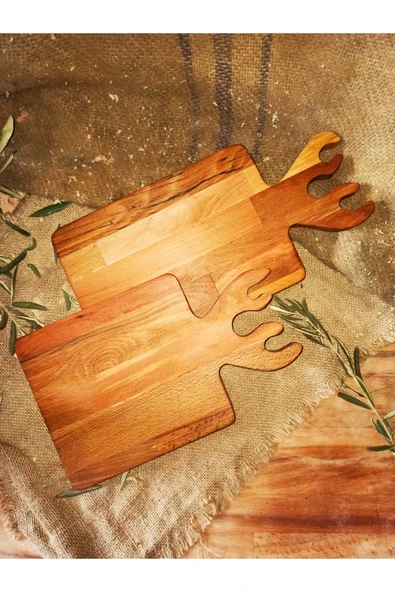 Wood10wood Geyik Kesme Sunum Tahtası ürün görseli 1