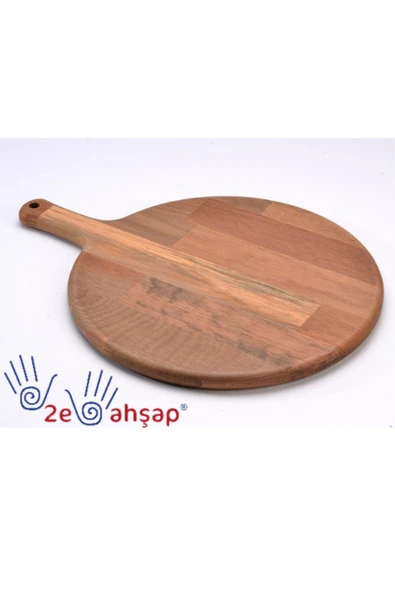 Ahşap Pizza Sunum Tahtası-30 Cm - Marka: Diğer Materyal: ürün görseli 1
