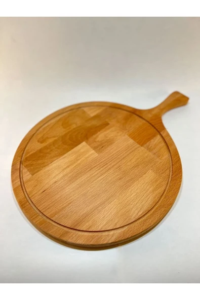 Runo Wood Doğal Ahşap Sunum Tahtası, Servis Tahtası Kayın Ağacı ürün görseli 1
