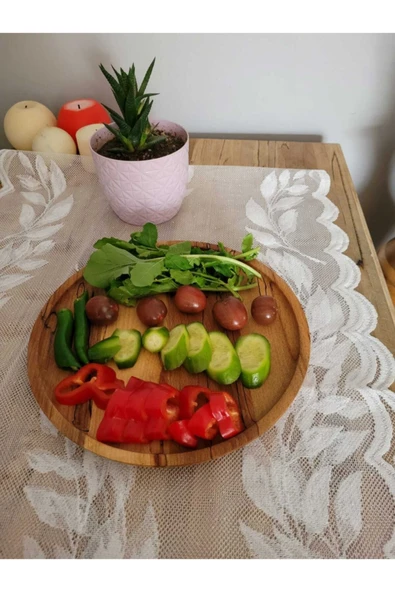 ayrawood Ahşap Sunum Servis Tabağı ürün görseli 1
