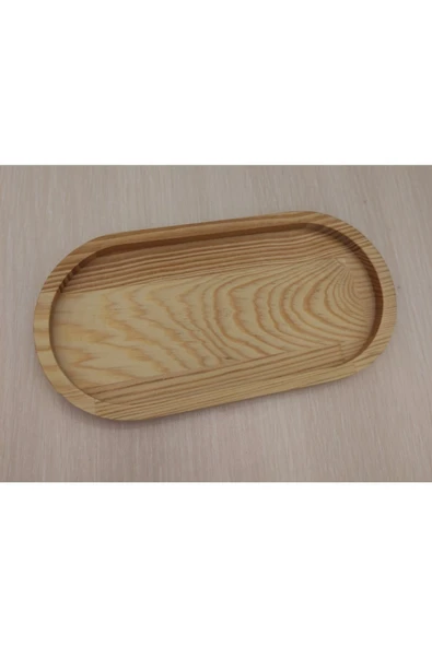 YELLOW STARY HOME DECOR Ahşap Yağdanlık ,sabunluk Standı & Sunumluk Tabağı ürün görseli 1