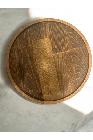 YAT Design Crafts Doğal Premium Ahşap Yüksek Kalite Sunum Tepsisi, Sunumluk - Büyük Boy ürün görseli 1