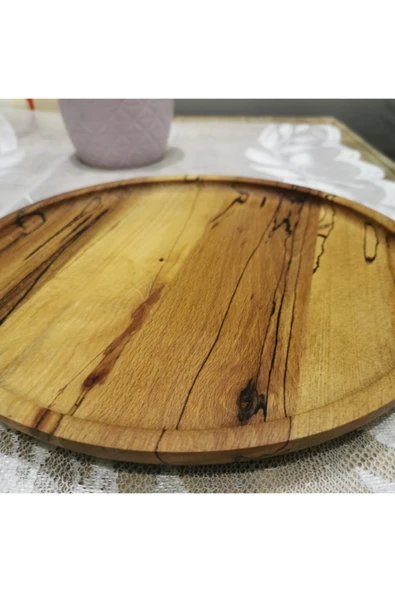 ayrawood Ahşap Sunum Servis Tabağı - Resim 3