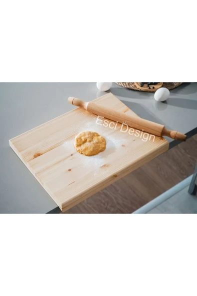 woodhub Ahşap Kesme Tahtası - Trend Kesme Tahtası - Tezgah Üstü Kesme Tahtası - Et Kesme Tahtası - Sunumluk ürün görseli 1