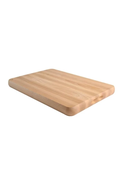 ecsahşap Ecs Ahşap 35x25 Cm-kalınlık 18 Mm-1 Adet Masif Kayın Kesme Tahtası ürün görseli 1
