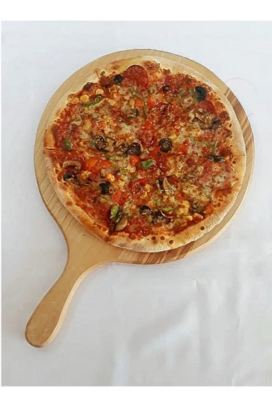 Starcraft Ahşap Pizza, Pide, Peynir, Ordorv Sunum, Servis Ve Kesme Tahtası 30 X 43 X 2cm ürün görseli 1