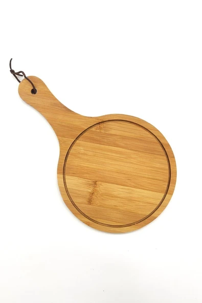Buffo Shop Bambu Yuvarlak Sunum Tahtası ürün görseli 1