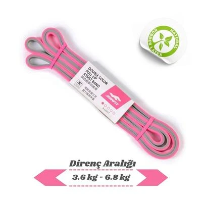 JOINFIT Direnç Lastiği ve Egzersiz Bandı Pembe-Gri XX-Light ürün görseli 1
