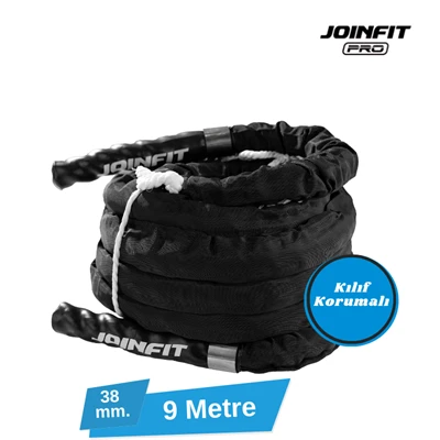 JOINFIT Pro Crosfit Halatı 9M 38MM Kılıf Korumalı ürün görseli 1