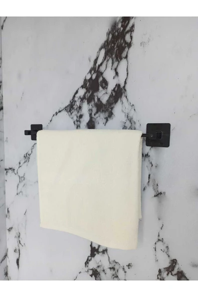 Egem Home Yapışkanlı Siyah Kare Uzun Havluluk ürün görseli 1