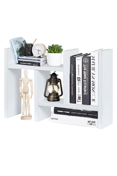 RMD SHOP Mini Masa Üstü Ayarlanabilir Düzenleyici Organizer Raf-Kitaplık-Kalemlik Standı ürün görseli 1