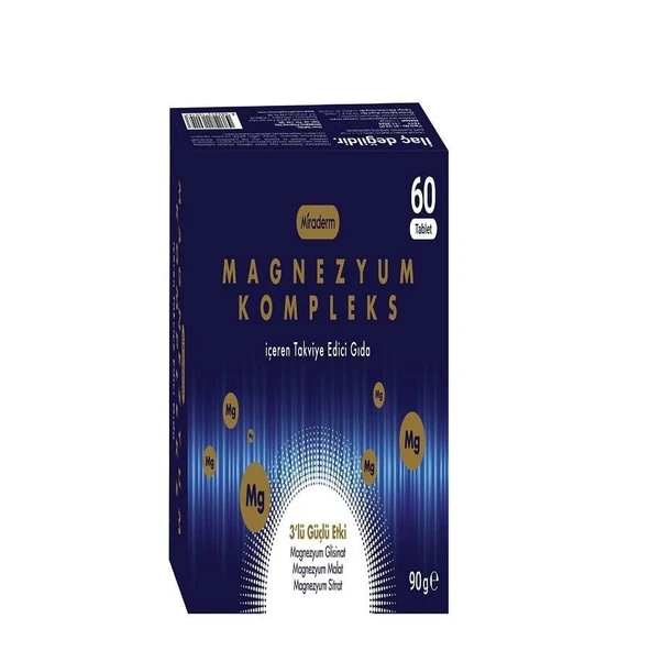 Miraderm Magnezyum Complex 60 Kapsül ürün görseli 1