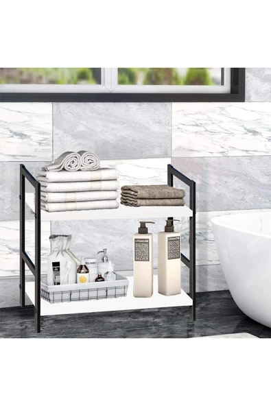 RMD SHOP Masa Üstü Düzenleyici Organizer Mutfak-banyo Rafı Kitaplık Barok ürün görseli 1