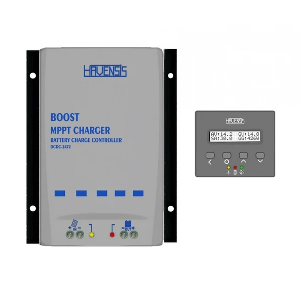 BOOST ELEKTRİKLİ BİSİKLET AKÜ İÇİN DİGİTAL EKRANLI SOLAR ŞARJ CİHAZI ürün görseli 1