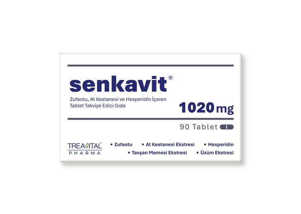 Senkavit Zufaotu, At Kestanesi, Hesperidin İçeren 90 Tablet ürün görseli 1