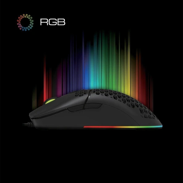 GameBooster M700 ''Air-Force'' RGB Aydınlatmalı Profesyonel Oyuncu Mouse ürün görseli 1