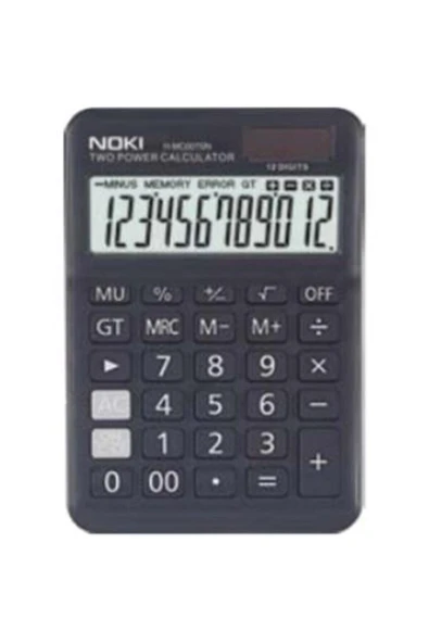 Noki Hesap Makinesi Siyah H-mc007sn ürün görseli 1