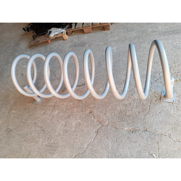 Bisiklet Parkı 10'lu Bisiklet Park Yeri Bisiklet Park Alanı Demiri İmalatı 10'lu 150x50x70 cm Gri ürün görseli 1