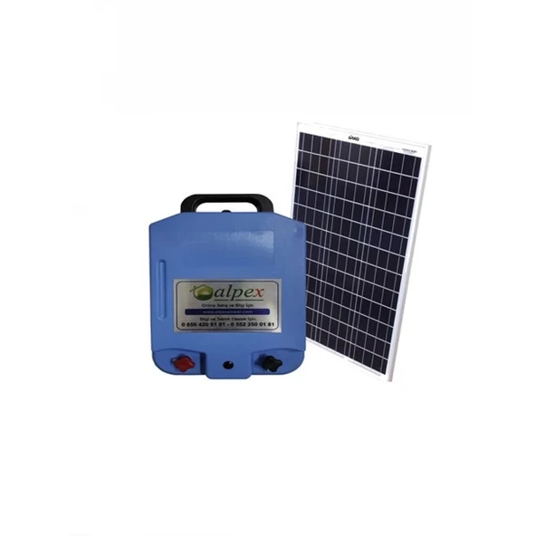 Elektrikli Çit Cihazı 25000 Volt Gece Modlu Model Panelli Set ürün görseli 1