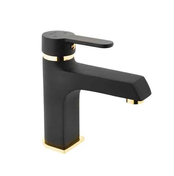 Kare Kst-30009 Stil Mix Lavabo Bataryası Mat Siyah ürün görseli 1