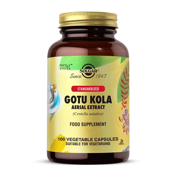 Solgar Gotu Kola Aerial Extract 100 Kapsül ürün görseli 1