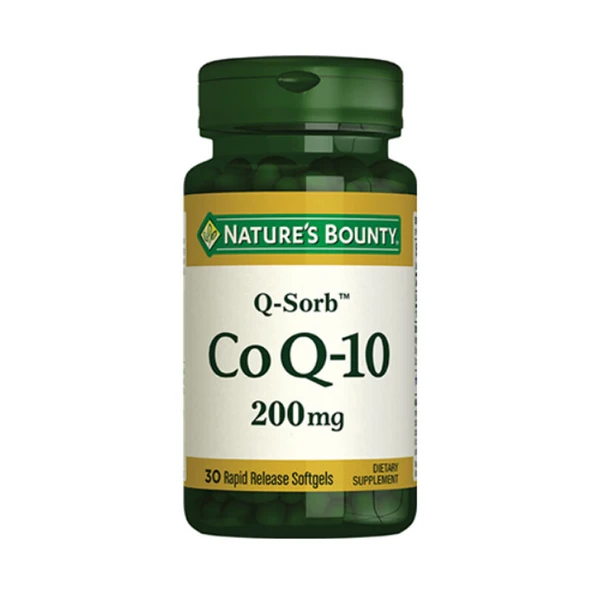 Natures Bounty Coenzyme Q-10 200 mg Takviye Edici Gıda 30 Jelatin Kapsül ürün görseli 1