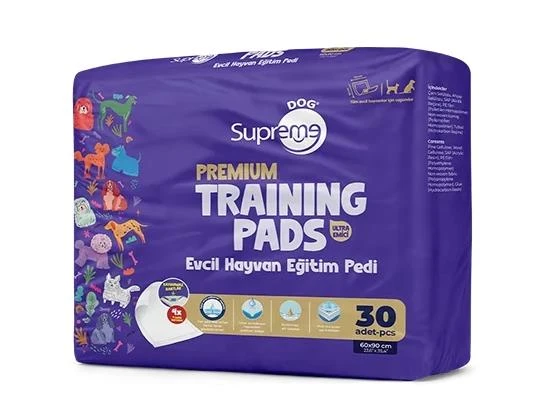 Supreme Dog Premium Evcil Hayvan Eğitim Pedi 30'lu ürün görseli 1