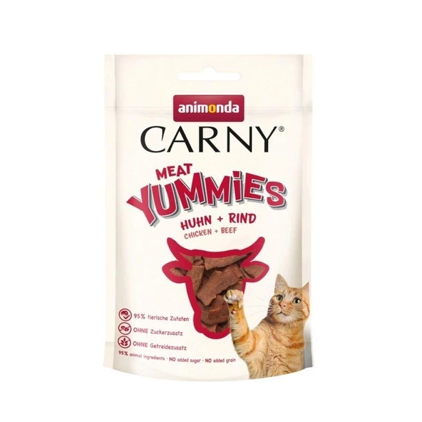 Animonda Carny Meat Tavuk ve Sığır Etli Kedi Ödül Maması 50 Gr ürün görseli 1