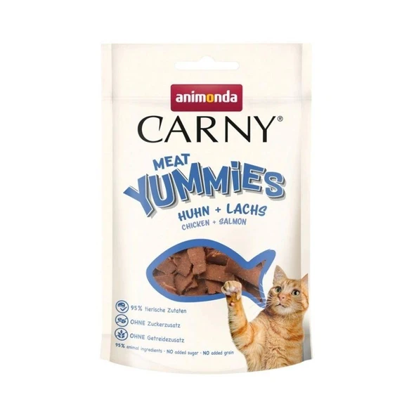 Animonda Carny Meat Tavuk ve Somonlu Kedi Ödül Maması 50 Gr ürün görseli 1