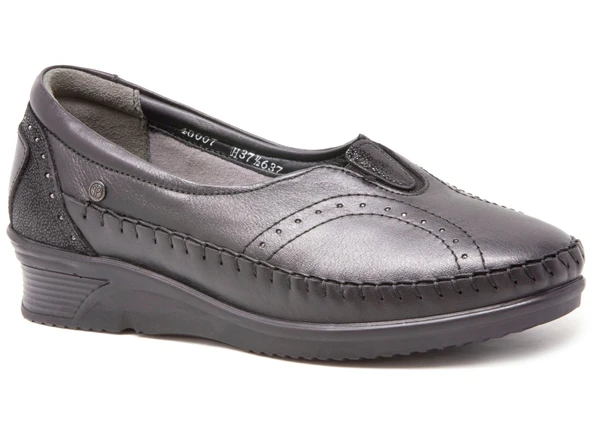Forelli Gulıs 48007 Siyah Bayan Ayakkabı Comfort ürün görseli 1