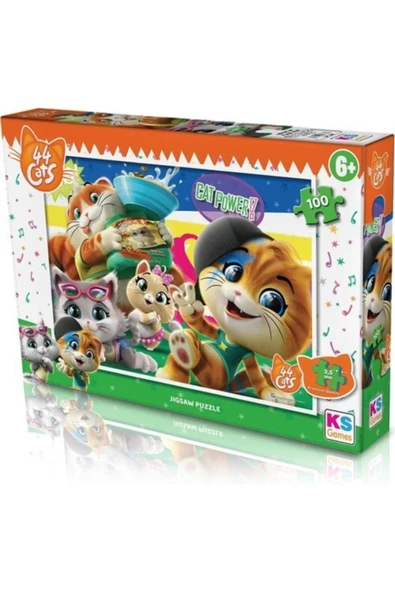 KS Games 44 Cats 100 Parça Puzzle - Resim 2