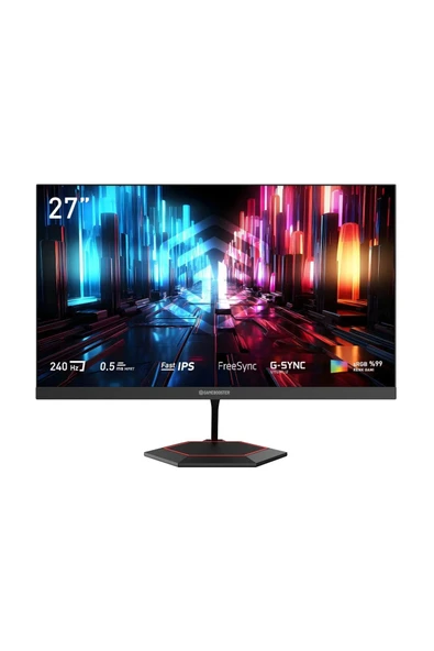 GameBooster 27" GB-27F240FF Monitör + H02B Kulaklık ürün görseli 1