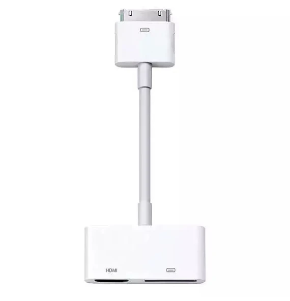 Apple 30-pin Digital AV Adapter A1422 MD098ZM KUTUSUZ Mağaza Teşhir ürün görseli 1