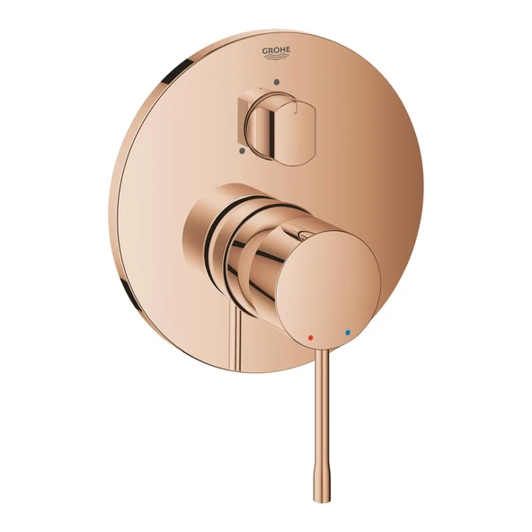 Grohe Essence Ankastre Banyo/Duş Bataryası (Sıva Üstü Grubu), 3 Yollu, Bakır, 24169DA1 ürün görseli 1