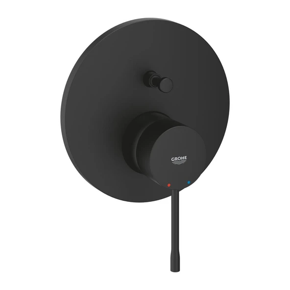 Grohe Essence Ankastre Banyo/Duş Bataryası (Sıva Üstü Grubu), Hayalet Siyah, 24167KF1 ürün görseli 1