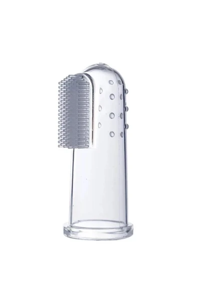 Silikon Bebek Parmak Diş Fırçası - Finger Brush 0-3 Yaş, Silikon Parmak Fırça ürün görseli 1